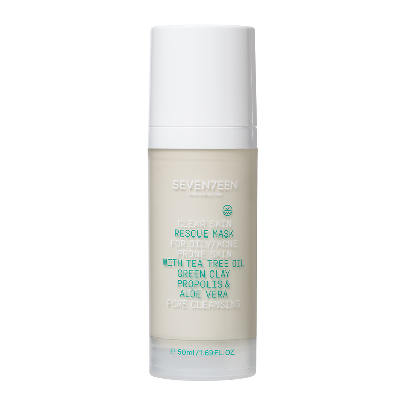 Seventeen Clear Skin Rescue Mask 50ml - Μάσκα Προσώπου Για Λιπαρές Με Τάση Ακμής Επιδερμίδες