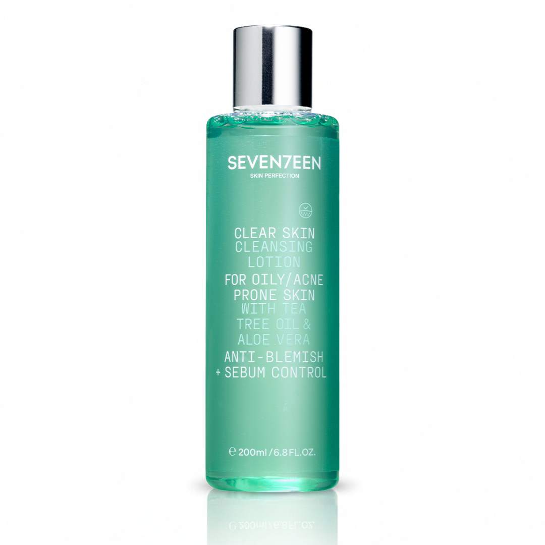 Seventeen Clear Skin Cleansing Lotion 200ml - Σμηγματορρυθμιστική Λοσιόν Προσώπου Για Λιπαρές Επιδερμίδες