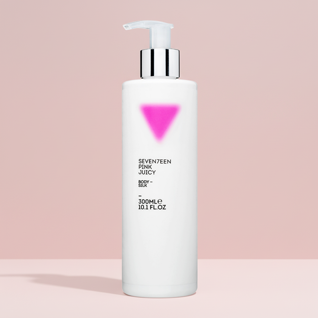 Seventeen Pink Juicy Body Silk 300ml - Γαλάκτωμα Σώματος Με Άρωμα