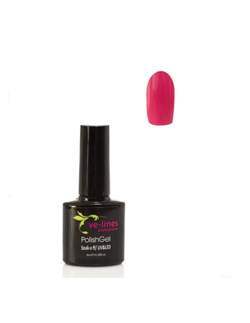 Ve-lines Ημιμόνιμο Βερνίκι Fuchsia Red 372 8ml