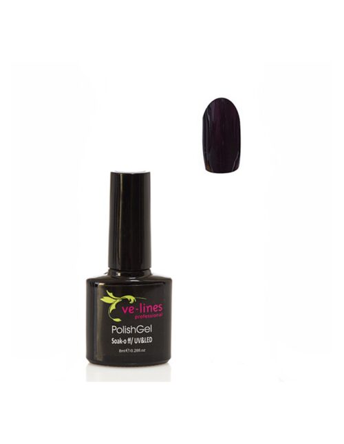 Ve-lines Ημιμόνιμο Βερνίκι Dark Purple 1150 8ml