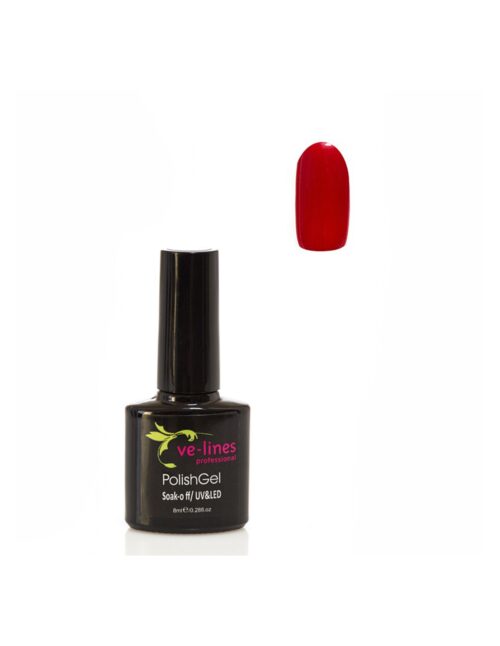 Ve-lines Ημιμόνιμο Βερνίκι Bright Red 1556 8ml