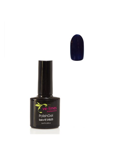 Ve-lines Ημιμόνιμο Βερνίκι Blue Black 207 8ml
