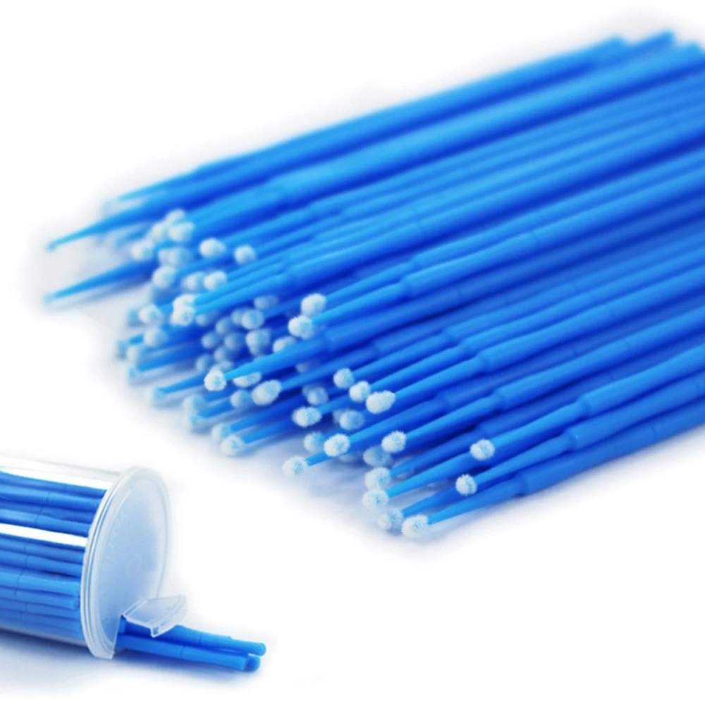 Βουρτσάκια Βλεφαρίδων Microbrushes Μπλε Regular 2.5mm PP-901 100τεμ. - Image 2