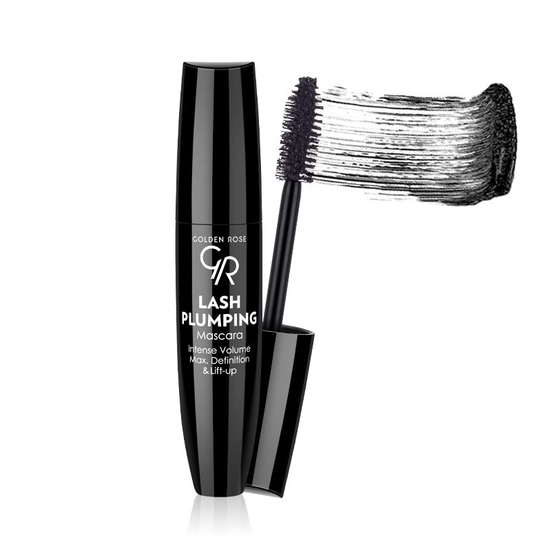 Golden Rose Lash Plumping Mascara Black 13ml - Μάσκαρα Για Καμπυλότητα Όγκο & Μήκος Μαύρη