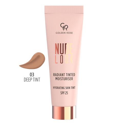 Golden Rose Nude Look Radiant Tinted Moisturizer SPF25 Deep Tint 03 32ml - Ενυδατική Κρέμα Προσώπου Με Χρώμα