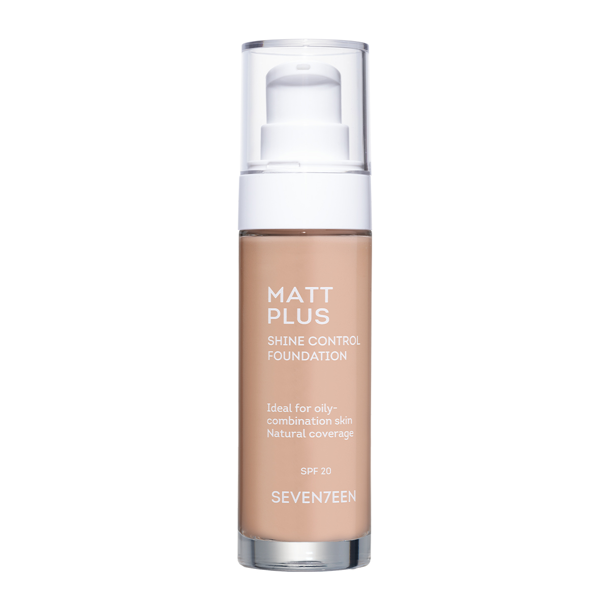 Seventeen Matt Plus Foundation SPF20 Natural Beige 03 30ml - Make-up Για Ματ Αποτέλεσμα
