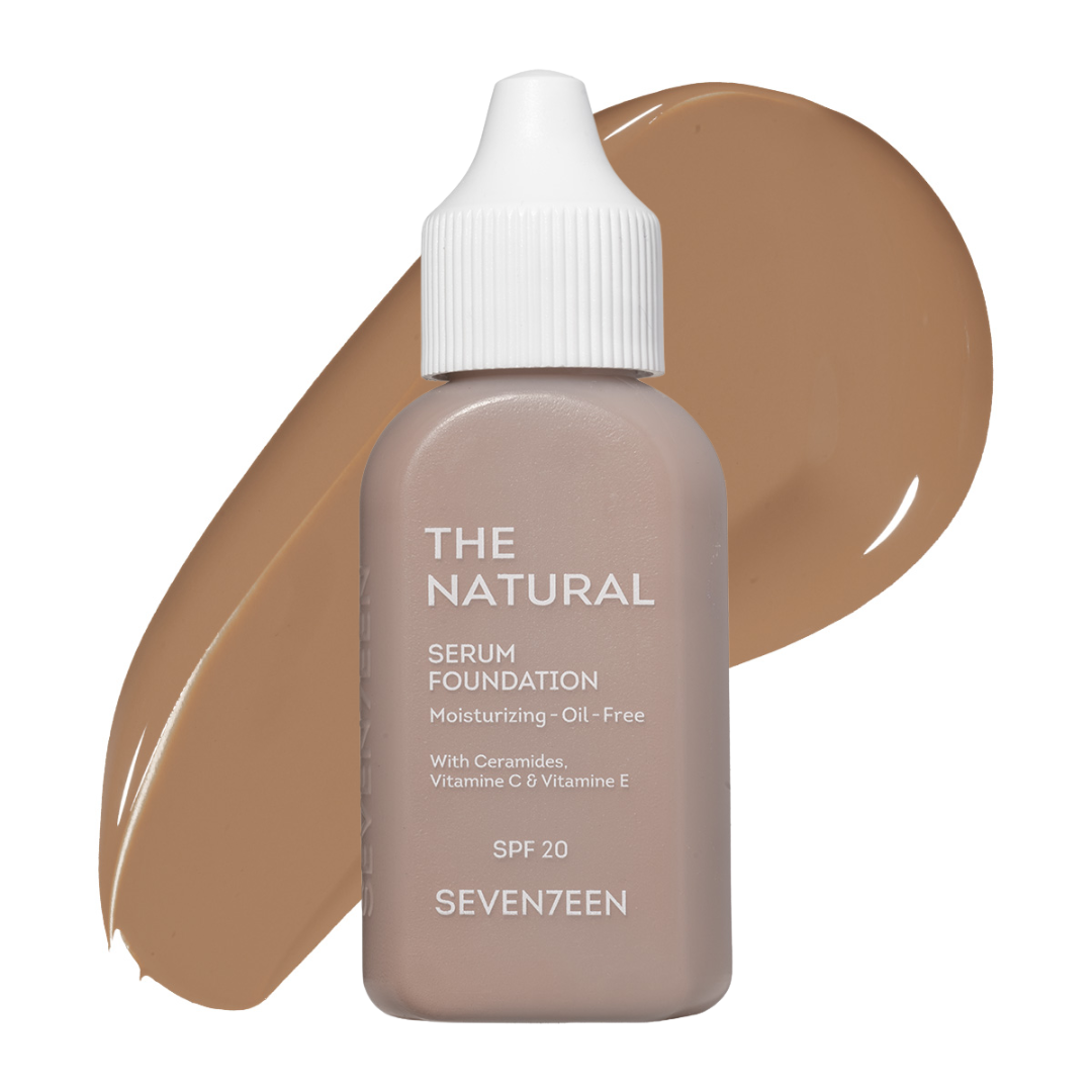 Seventeen The Natural Serum Foundation SPF20 03 35ml – Ενυδατικό Make-up Για Φυσική Κάλυψη