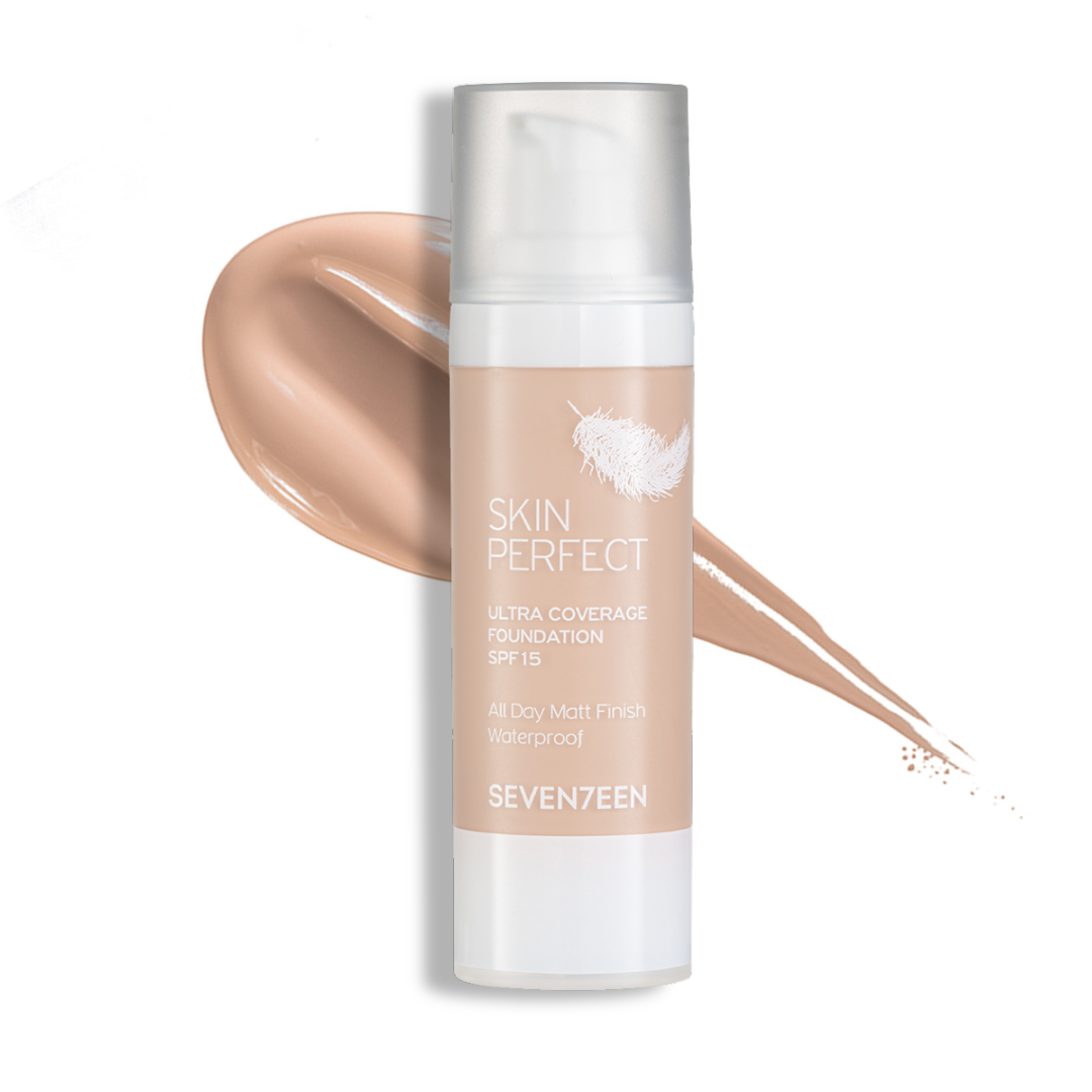 Seventeen Skin Perfect Foundation SPF15 02 30ml – Αδιάβροχο & Ενυδατικό Make-up