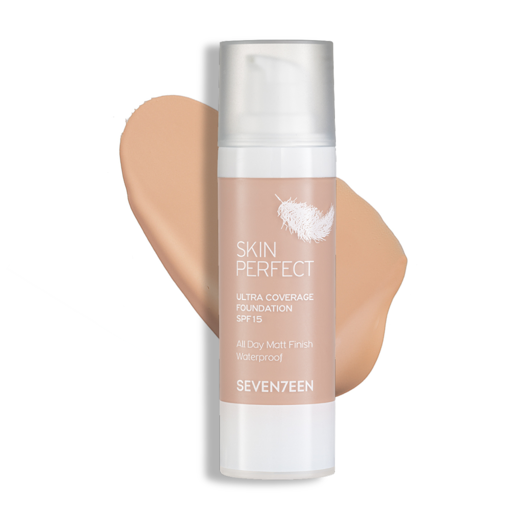 Seventeen Skin Perfect Foundation SPF15 04 30ml – Αδιάβροχο & Ενυδατικό Make-up