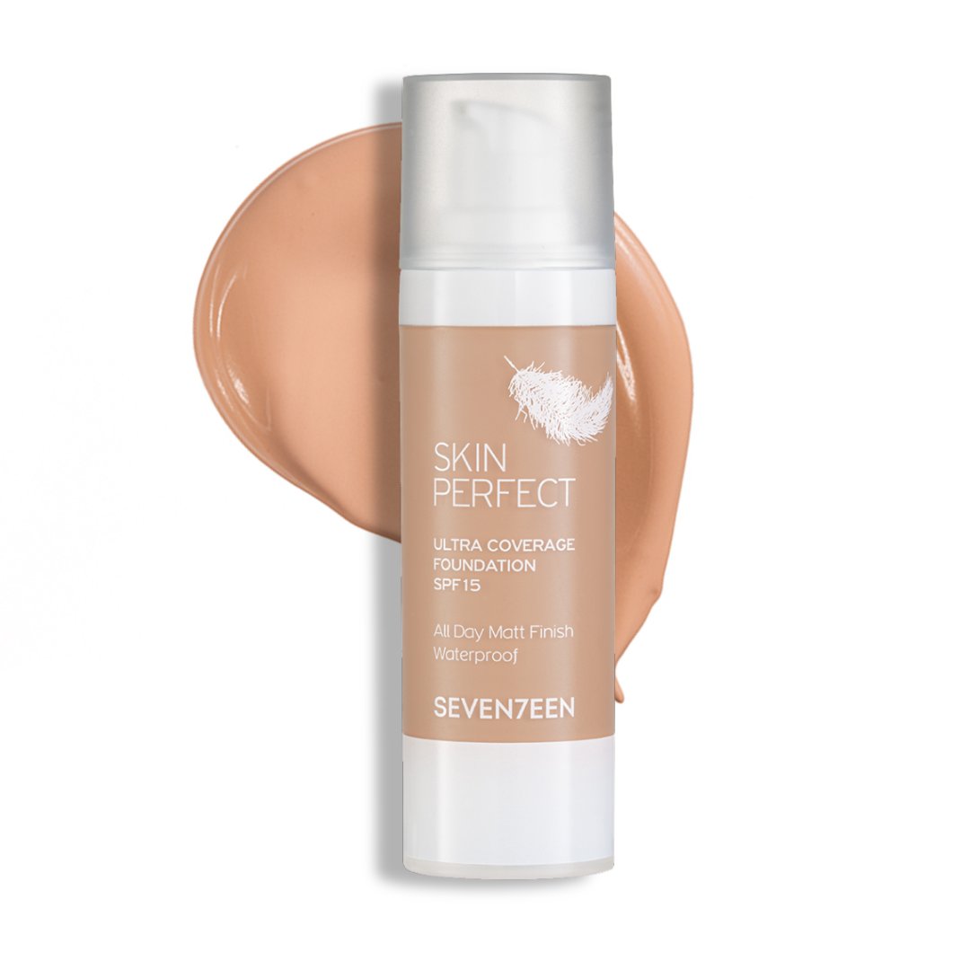 Seventeen Skin Perfect Foundation SPF15 06 30ml – Αδιάβροχο & Ενυδατικό Make-up