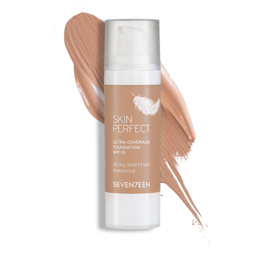 Seventeen Skin Perfect Foundation SPF15 08 30ml – Αδιάβροχο & Ενυδατικό Make-up