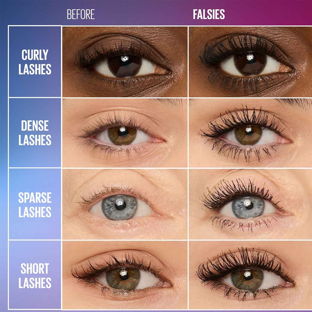 Maybelline The Falshies Lash Lift Washable Ultra Black Mascara - Μάσκαρα Για Όγκο & Μήκος Μαύρη 9.6ml - Image 3