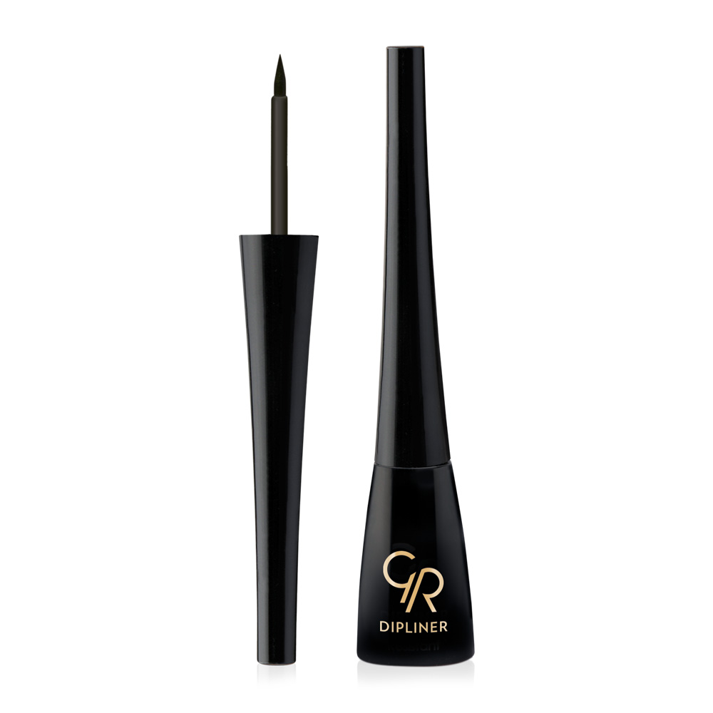 Golden Rose Dipliner Eyeliner Black 5ml - Υγρό Eyeliner Μαύρο