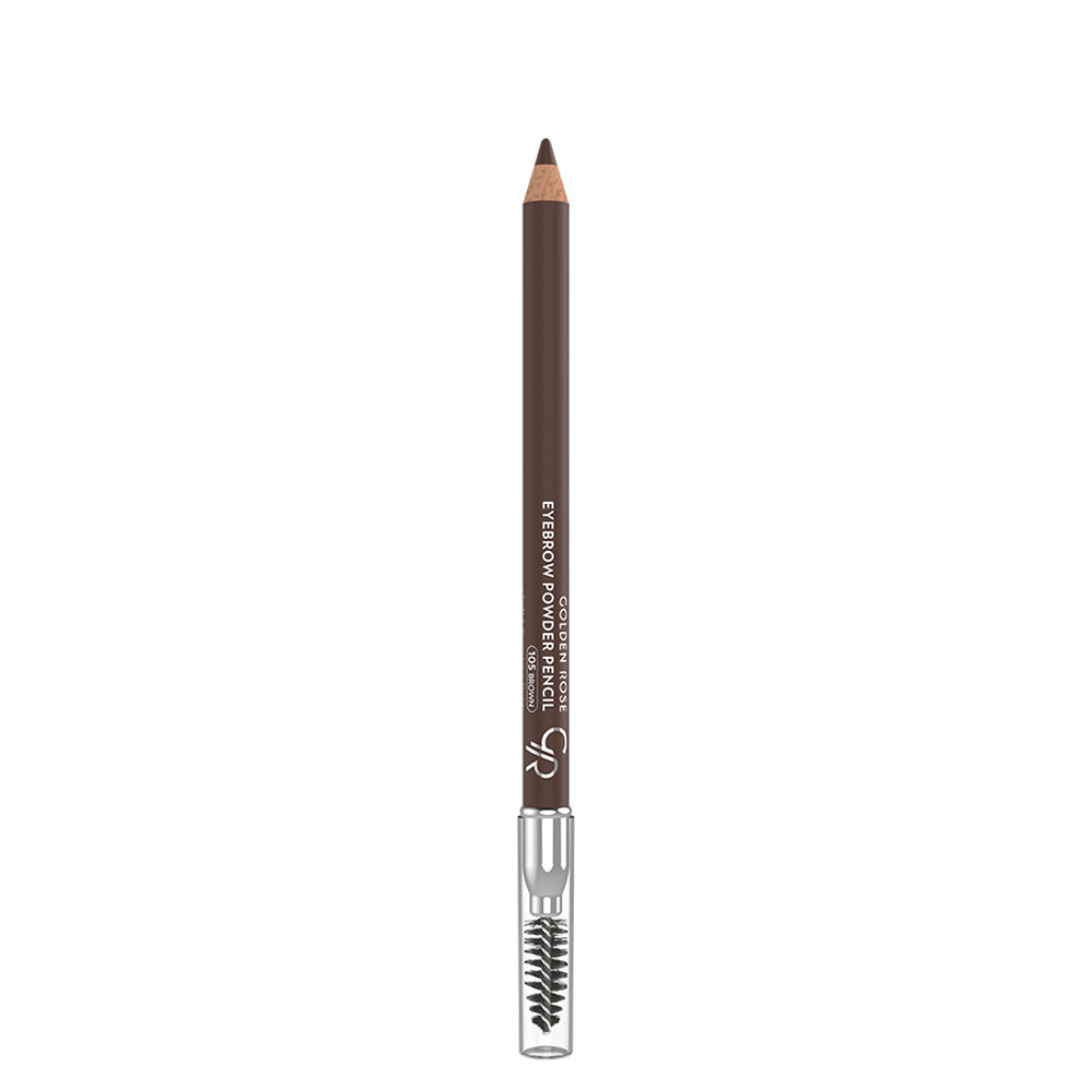 Golden Rose Eyebrow Powder Pencil Brown 105 1.19gr - Μολύβι Φρυδιών Με Υφή Πούδρας