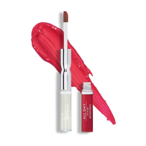 Seventeen All Day Lip Color & Top Gloss 07 10ml – Ανεξίτηλο Διπλό Κραγιόν Ματ