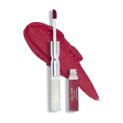 Seventeen All Day Lip Color & Top Gloss 08 10ml – Ανεξίτηλο Διπλό Κραγιόν Ματ