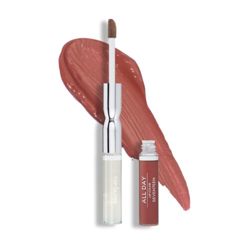 Seventeen All Day Lip Color & Top Gloss 28 10ml – Ανεξίτηλο Διπλό Κραγιόν Ματ