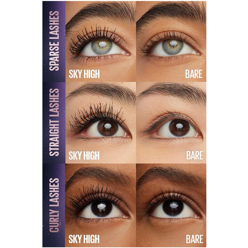 Maybelline Lash Sensational Sky High Mascara Black 7.2ml - Μάσκαρα Για Μήκος & Όγκο Μαύρη - Image 4