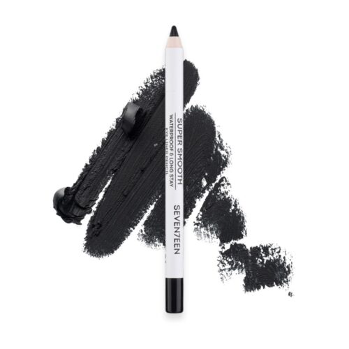 Seventeen Αδιάβροχο Μολύβι Ματιών Supersmooth Waterproof Eyeliner Pencil Black Velvet 01 1.2gr