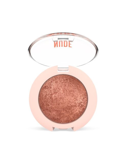 Golden Rose Nude Look Pearl Baked Eyeshadow Rosy Bronze 02