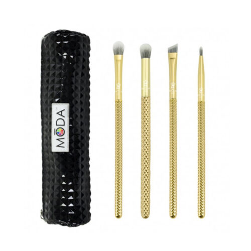 Royal & Langnickel Moda Metallics Bold Eye Kit Brush Set - Πινέλα Μακιγιάζ με Θήκη