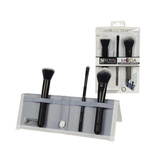 Royal & Langnickel Moda Complexion Perfection Flip Kit Purple Brush Set – Πινέλα Μακιγιάζ με Θήκη