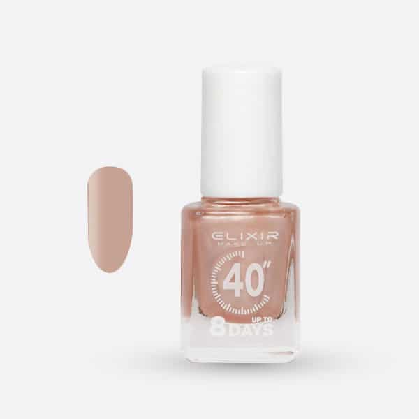 Elixir Βερνίκι Νυχιών 40″ & Up to 8 Days Pink Pearle #130 12ml