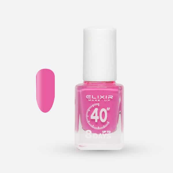 Elixir Βερνίκι Νυχιών 40″ & Up to 8 Days Laventer Magenta #155 12ml