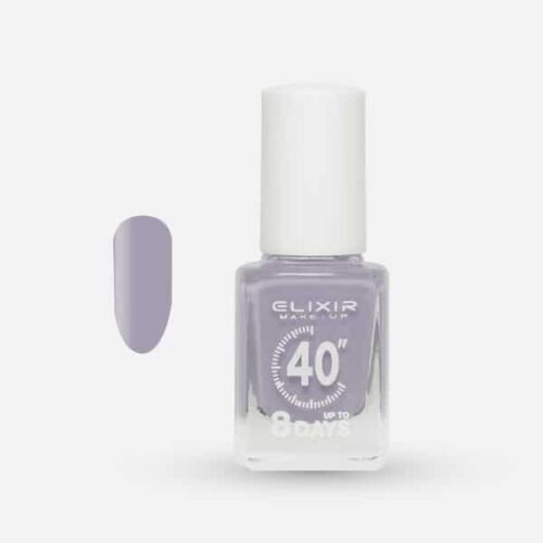 Elixir Βερνίκι Νυχιών 40″ & Up to 8 Days Purple Grey #440 12ml