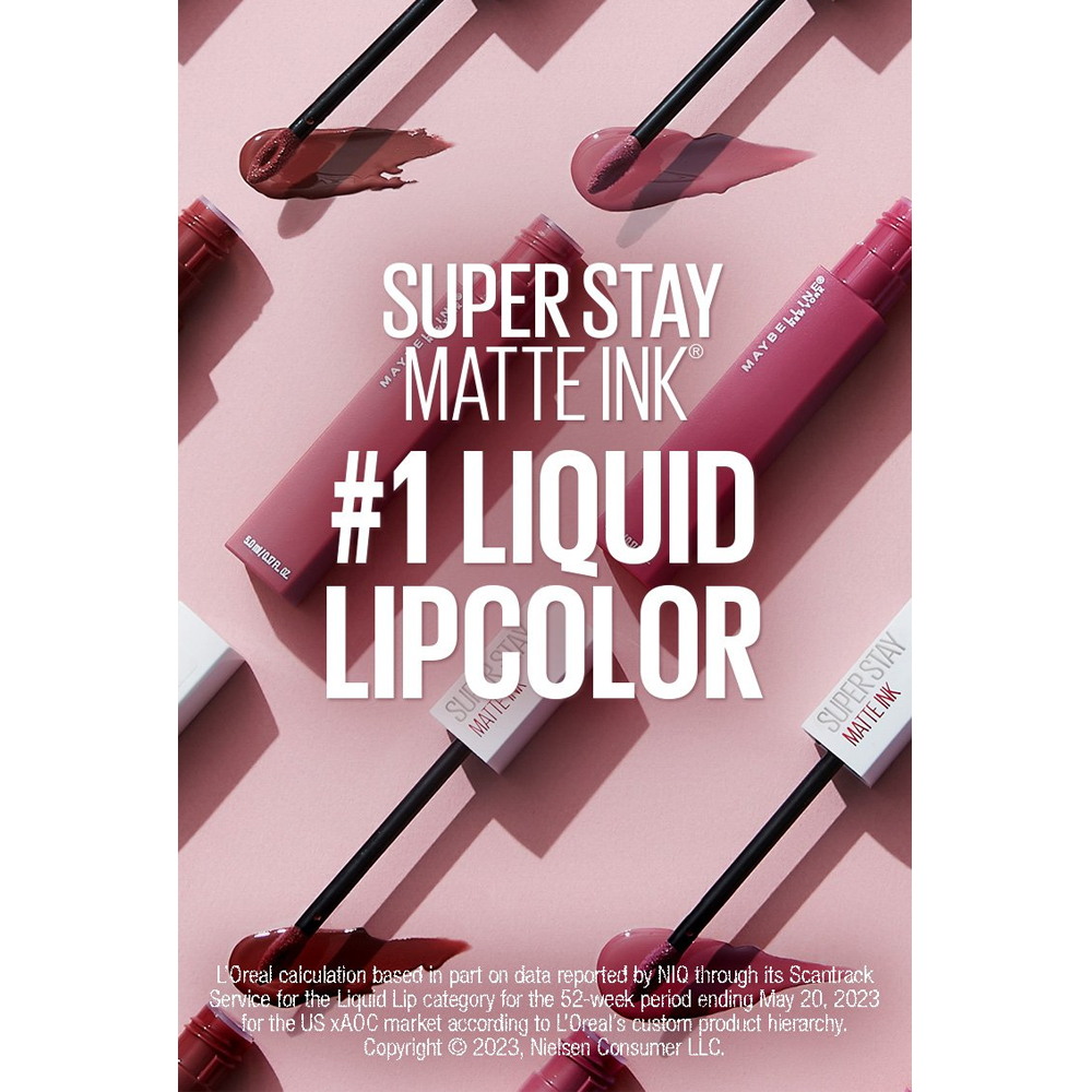 Maybelline Super Stay Matte Ink Spiced Edition Long Lasting Liquid Lipstick Individualist 320 5ml - Υγρό Ματ Κραγιόν - Image 3
