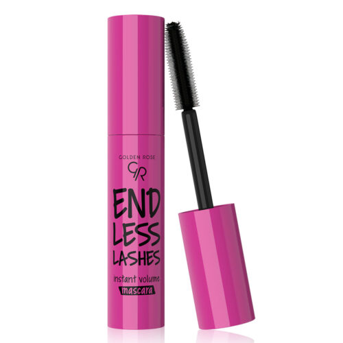 Golden Rose Endless Lashes Mascara Black 13ml - Μάσκαρα Με Βουρτσάκι Σιλικόνης Για Όγκο & Μήκος Μαύρη