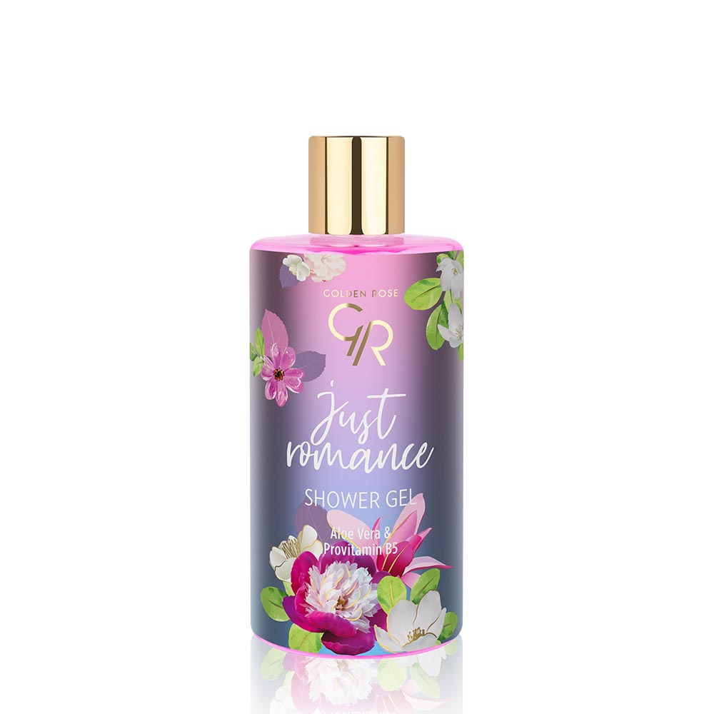 Golden Rose Shower Gel Just Romance 350ml - Αναζωογονητικό Αφρόλουτρο Σώματος