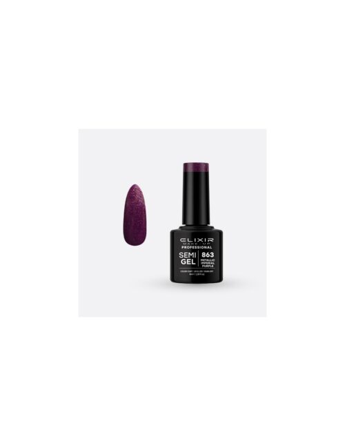 Elixir Ημιμόνιμο Βερνίκι Metallic Imperial Purple 863 8ml
