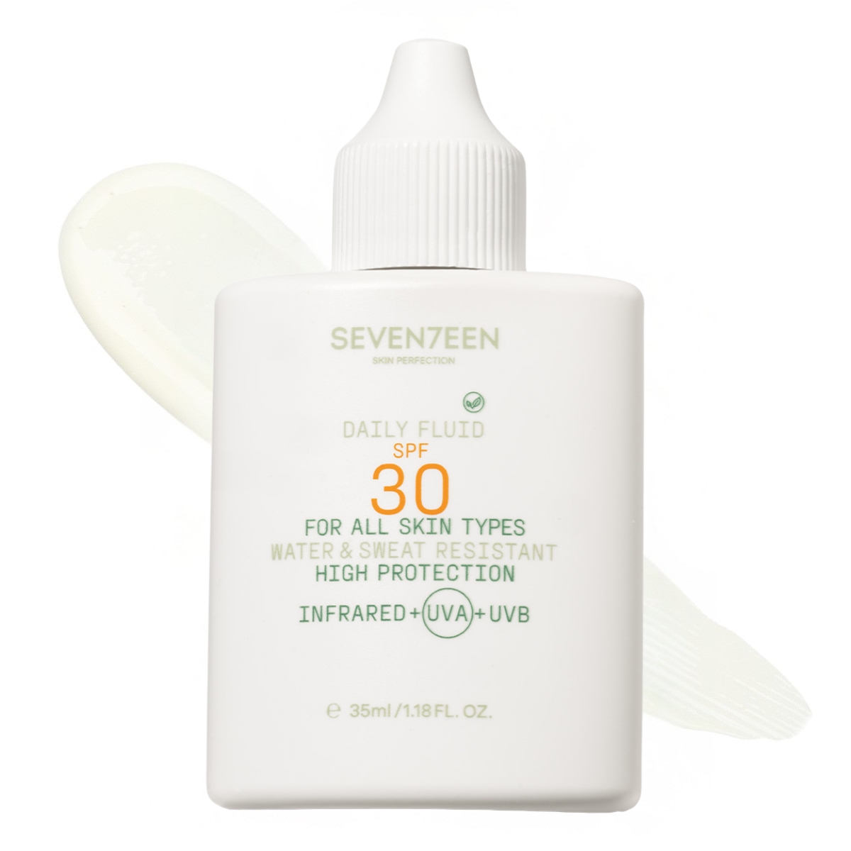 Seventeen Daily Fluid SPF30 35ml - Αντηλιακή Κρέμα Ημέρας Με Υψηλή Αντηλιακή Προστασία