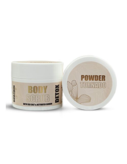 Scandal Beauty Powder Tornado Body Scrub Sea Salt & Activated Carbon 200ml