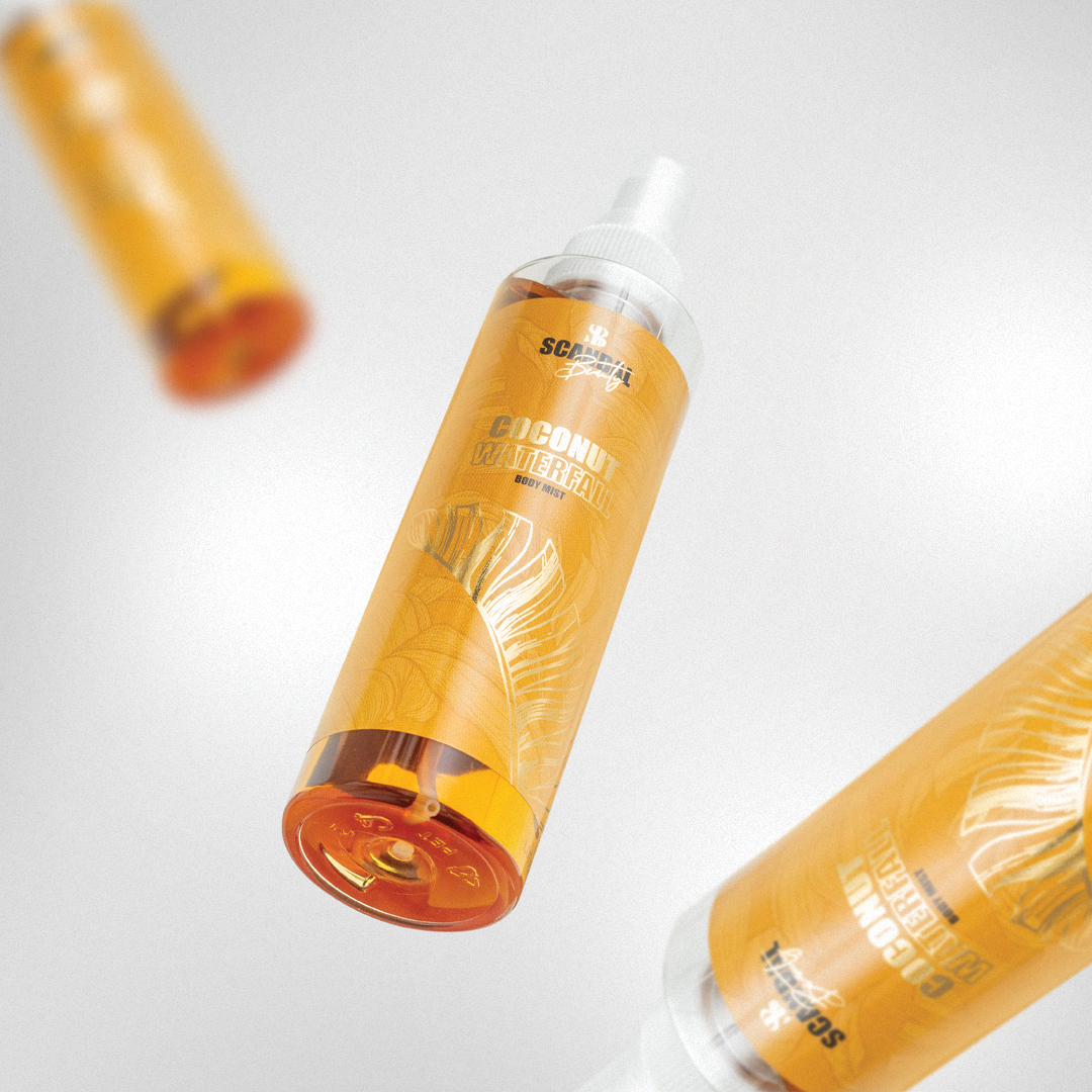 Scandal Beauty Coconut Waterfall Body Mist 200ml - Σπρέι Σώματος Με Καρύδα Βανίλια & Κρίνο Της Κοιλάδας