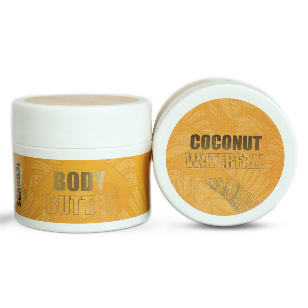 Scandal Beauty Coconut Waterfall Body Butter 200ml - Βούτυρο Σώματος Με Άρωμα Καρύδα Βανίλια & Κρίνο Της Κοιλάδας