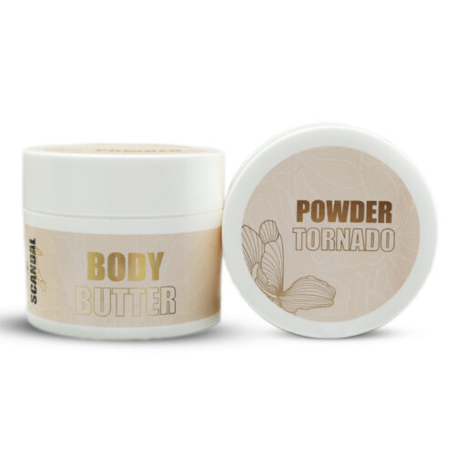 Scandal Beauty Powder Tornado Body Butter 200ml - Βούτυρο Σώματος Με Άρωμα Πούδρας Τριαντάφυλλο & Ξυλώδεις Νότες