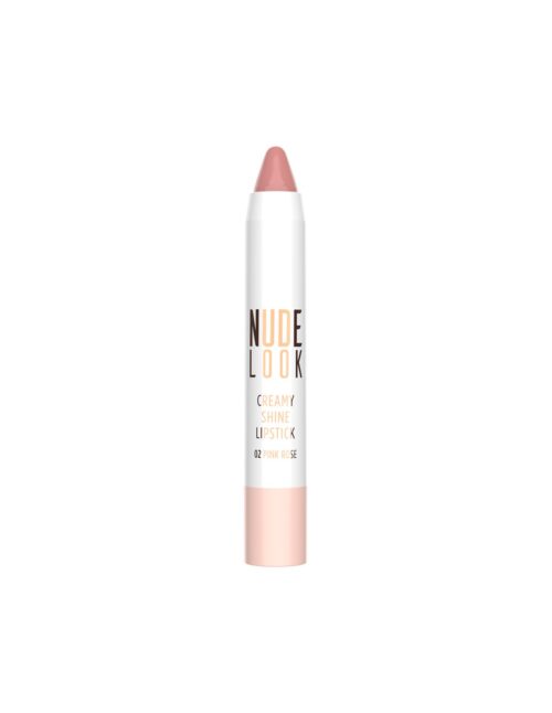Golden Rose Nude Look Creamy Shine Lipstick Pink Rose 02