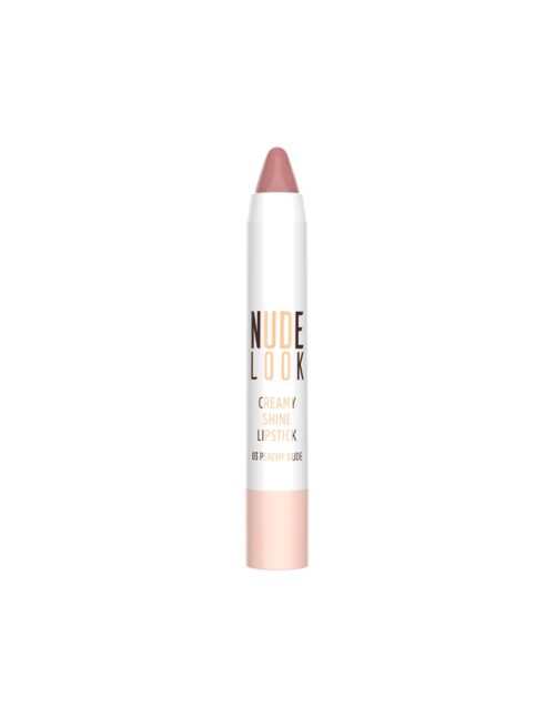 Golden Rose Nude Look Creamy Shine Lipstick Peachy Nude 03