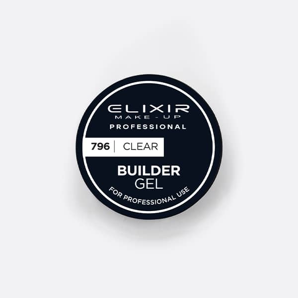 Elixir Buider Gel Clear 796 15gr - Μονοφασικό Gel Χτισίματος - Image 2