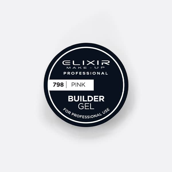 Elixir Buider Gel Pink 798 15gr - Μονοφασικό Gel Χτισίματος - Image 2