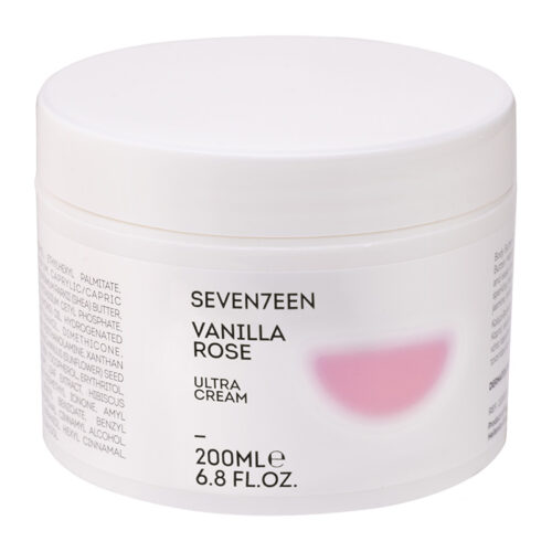 Seventeen Vanilla Rose Ultra Cream 200ml - Αρωματική Κρέμα Σώματος Body Butter
