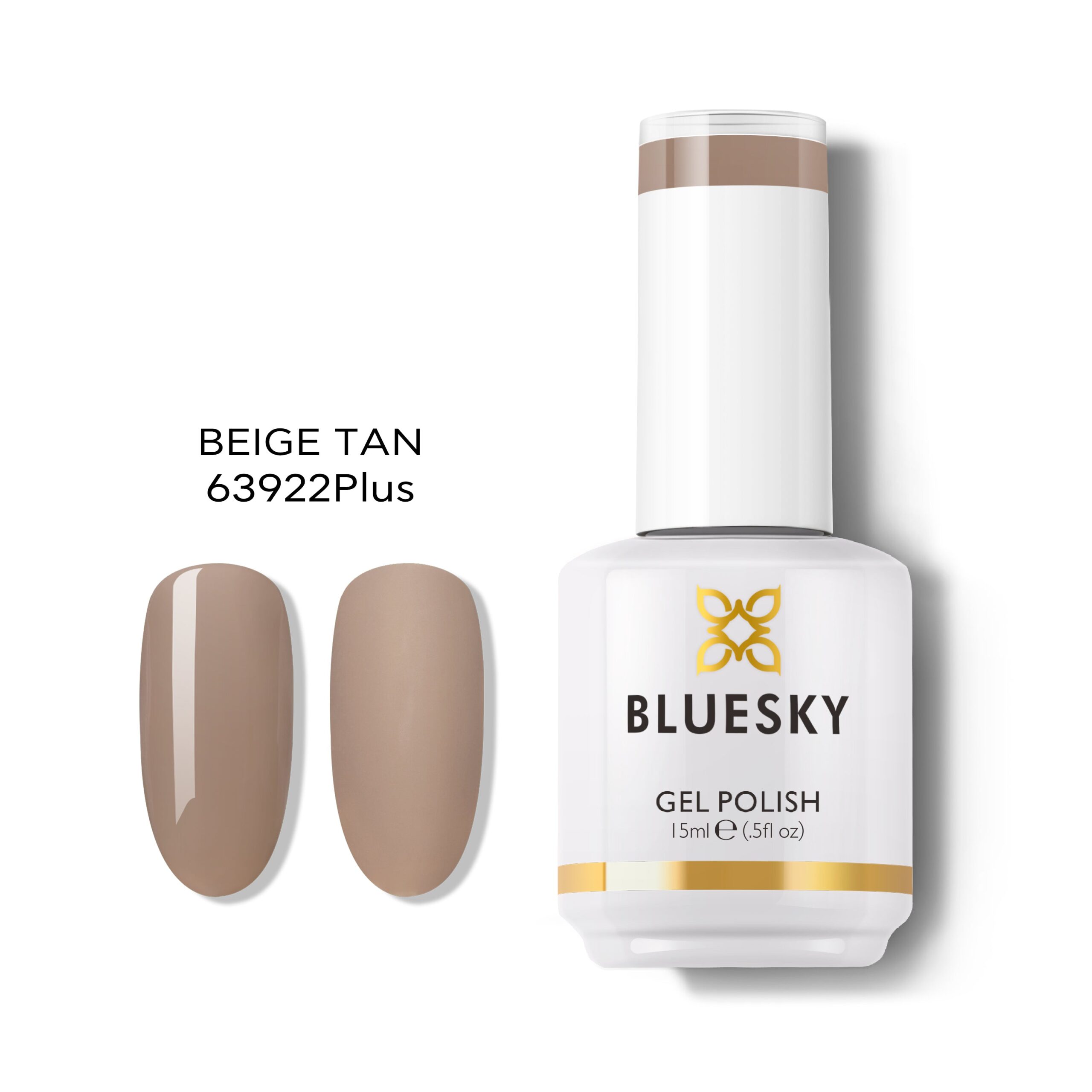 Bluesky Ημιμόνιμο Βερνίκι Νυχιών Beige Tan 63922P 15ml