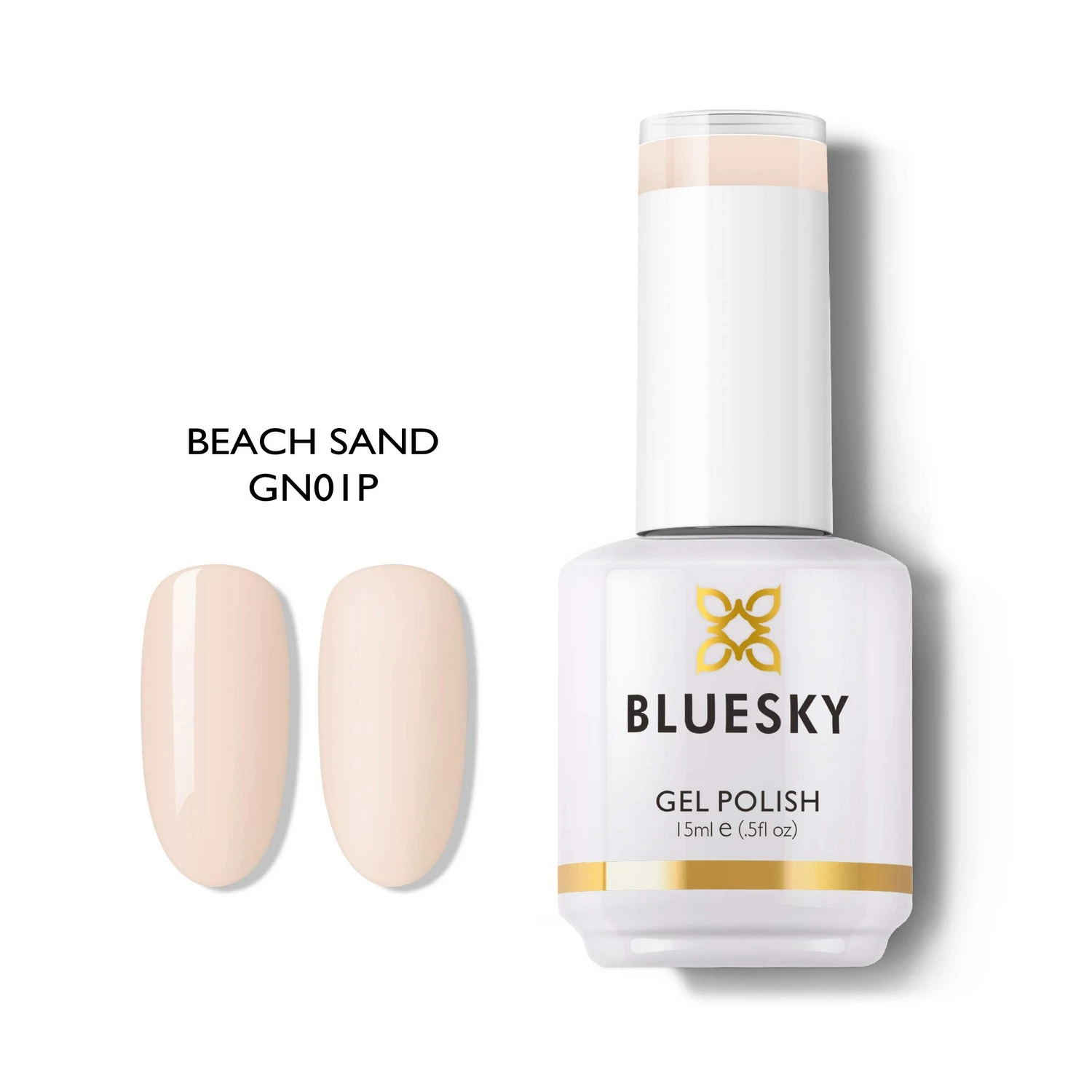 Bluesky Ημιμόνιμο Βερνίκι Νυχιών Beach Sand GN01 15ml