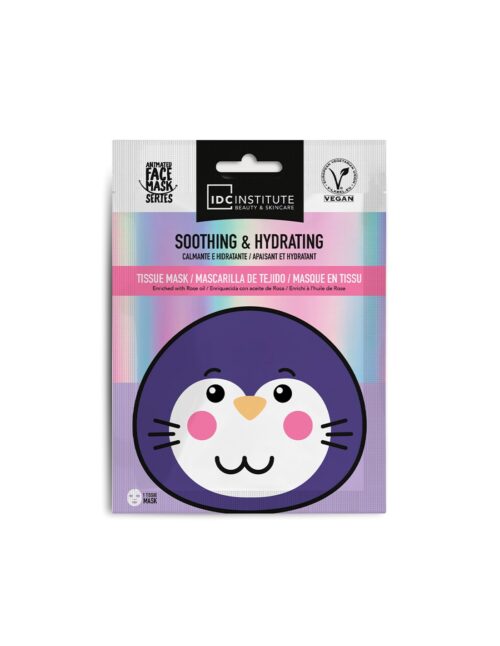IDC Institute Vegan Cute Animals Seal Face Soothing & Hydrating Face Mask 25gr
