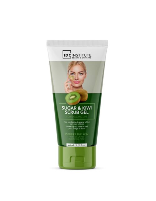IDC Institute Sugar & Kiwi Scrub Gel For Face & Lips 60ml