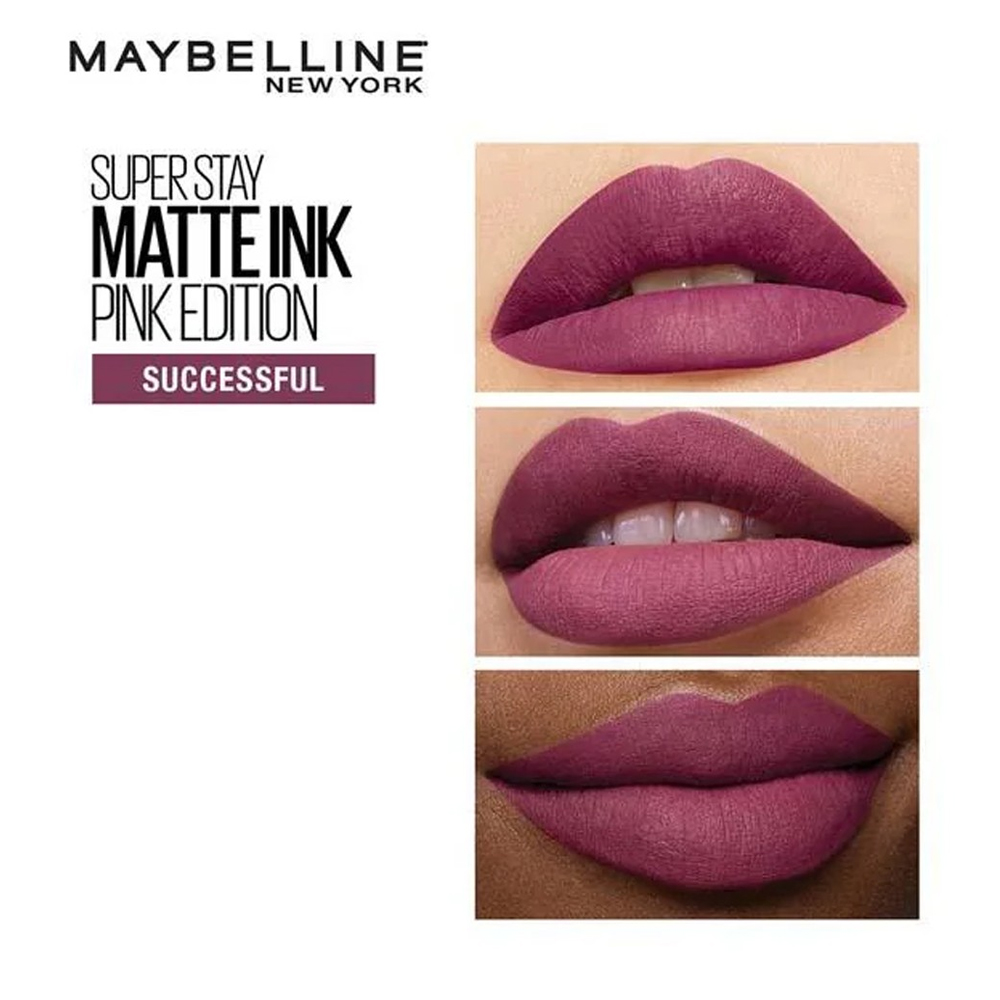 Maybelline Superstay Matte Ink Long Lasting Liquid Lipstick Sueecssful 165 5ml – Υγρό Ματ Κραγιόν - Image 4