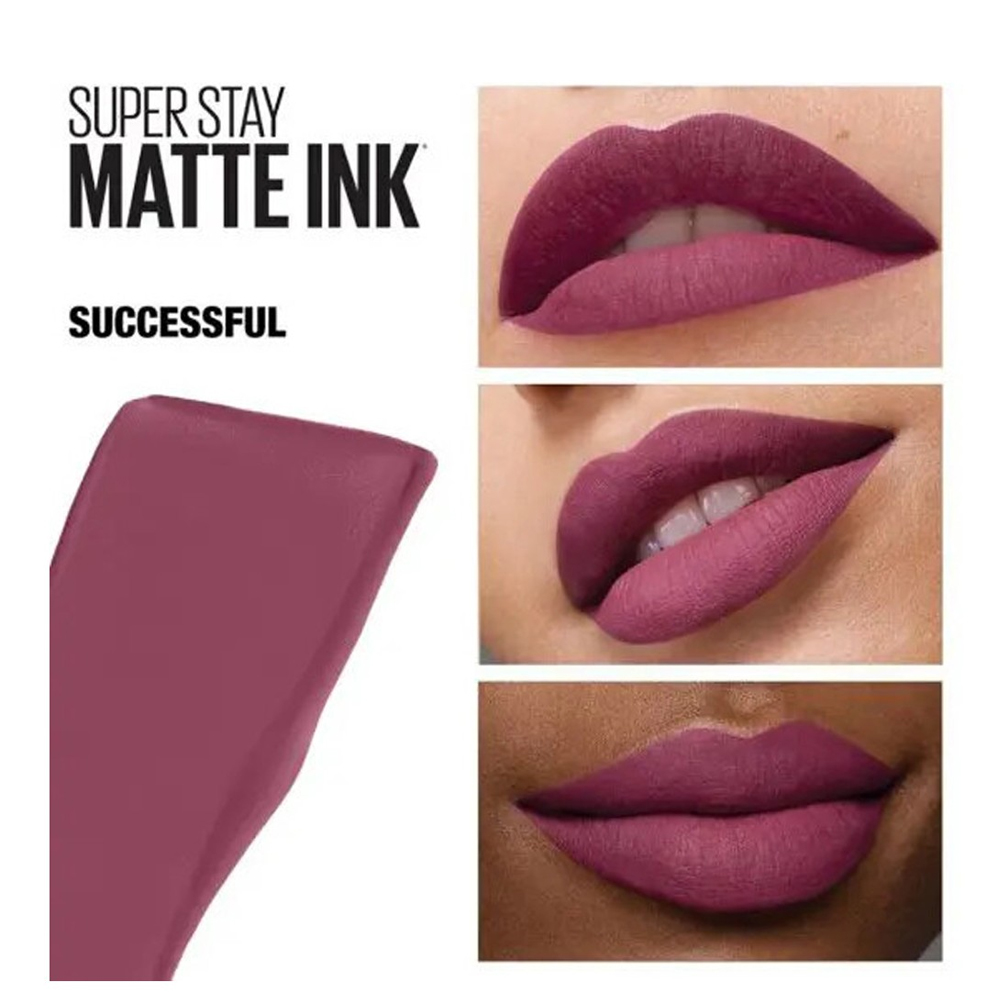 Maybelline Superstay Matte Ink Long Lasting Liquid Lipstick Sueecssful 165 5ml – Υγρό Ματ Κραγιόν - Image 3